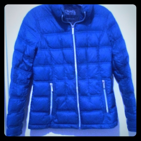 michael kors jacket womens blue